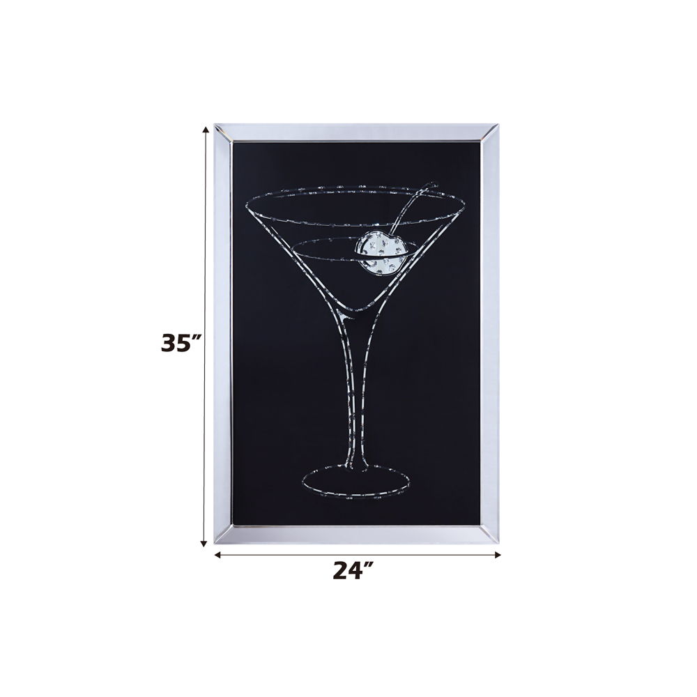 Talisha - 35" Wall Art - Mirrored