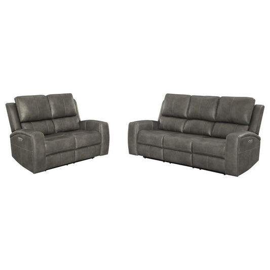 Brickston - Triple Power Reclining Sofa Set