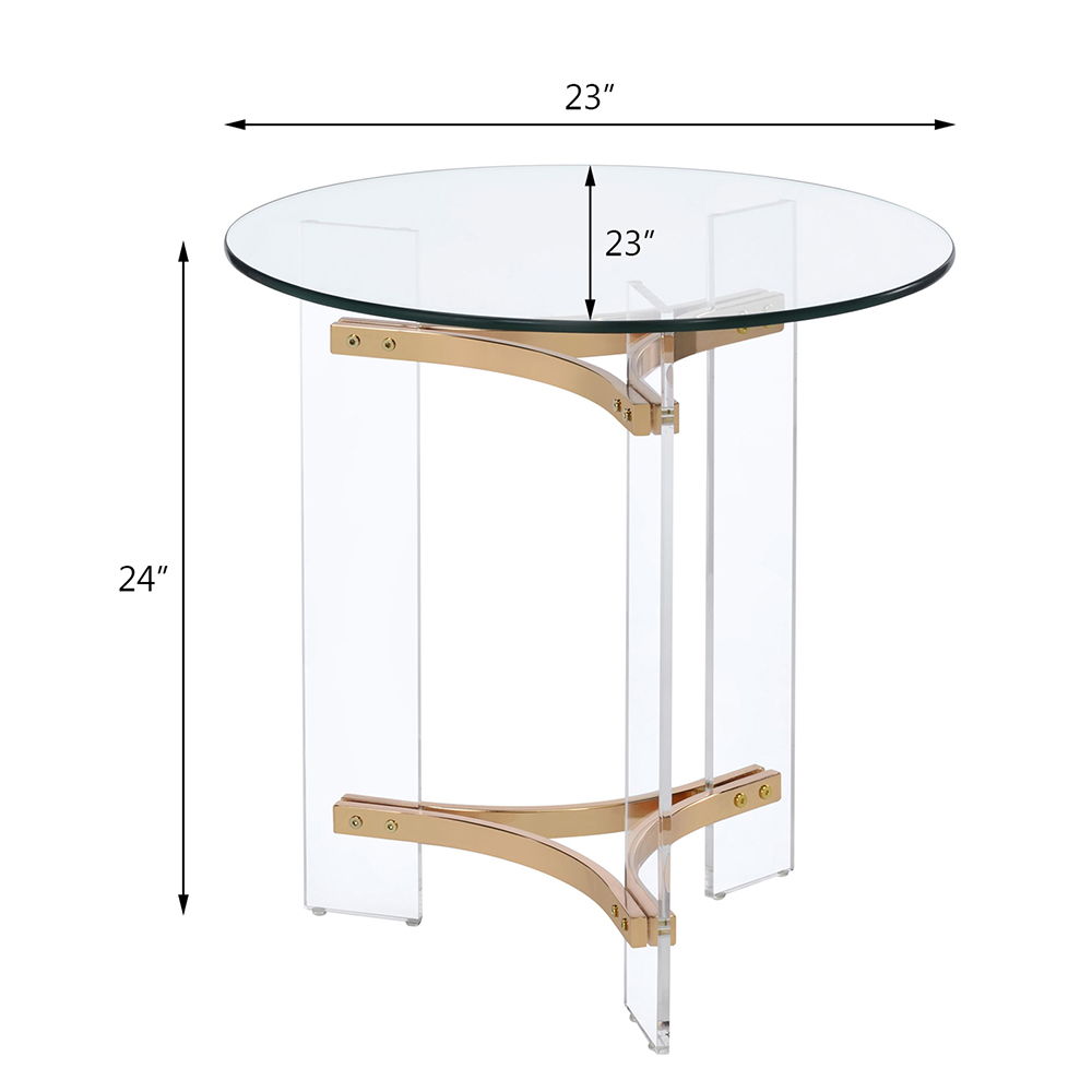 Sosi - End Table - Gold