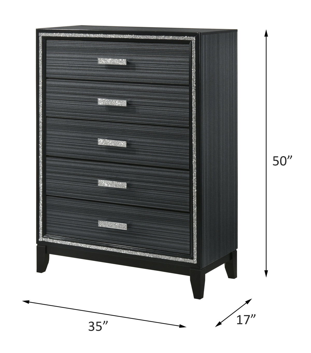 Haiden - Chest - Weathered Black