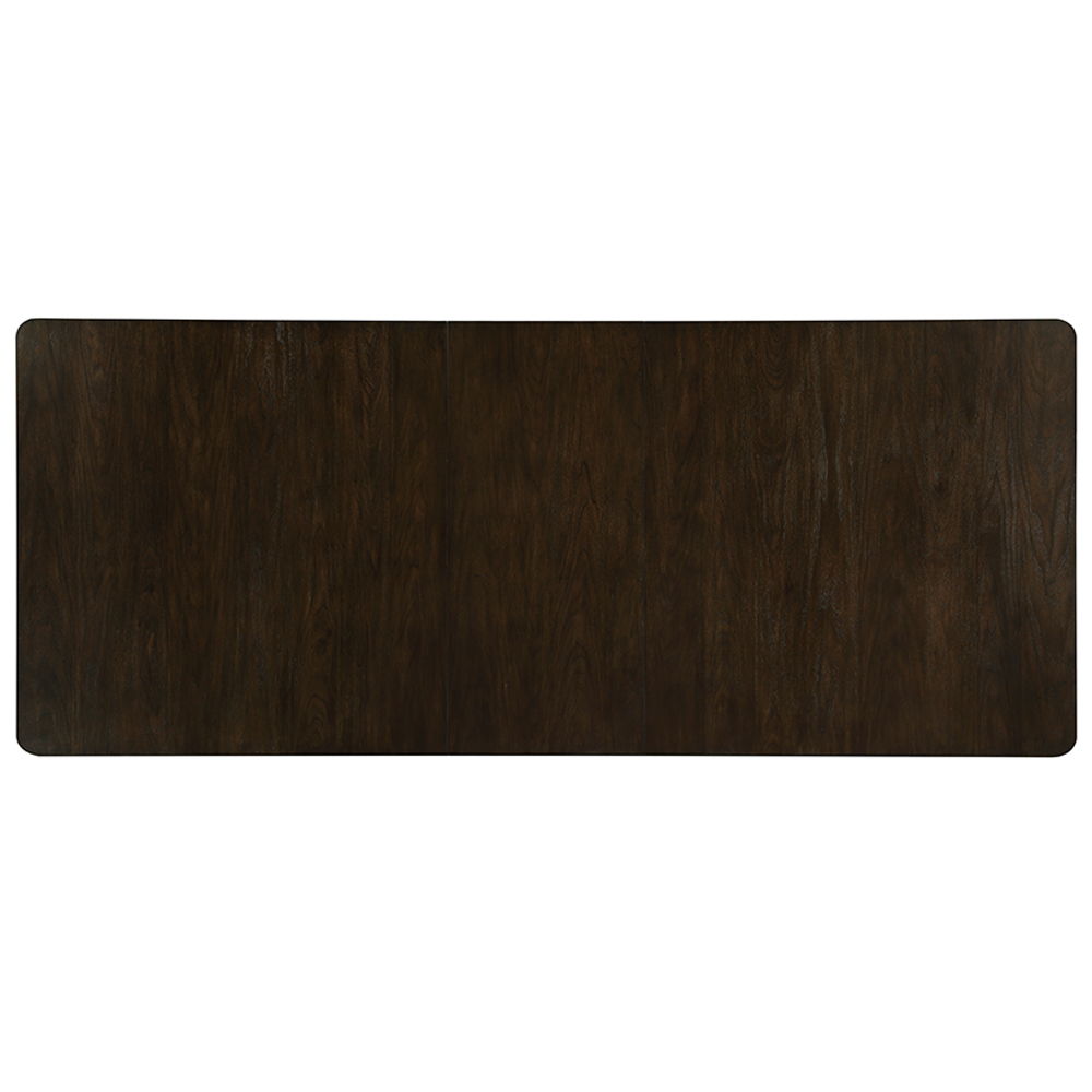 Carena - Dining Table With Leaf - White & Brown