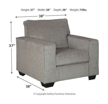 Altari - Chair With Ottoman