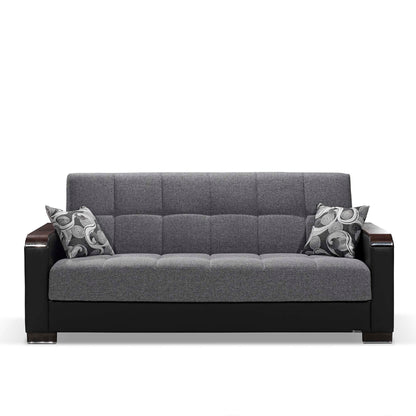 Ottomanson Armada X - Upholstered Convertible Wood Trimmed Sofabed With Storage