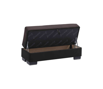 Ottomanson Armada Air - Upholstered Ottoman With Storage - Microfiber