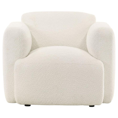 Dorset - Fabric Upholstered Round Track Arm Accent Chair