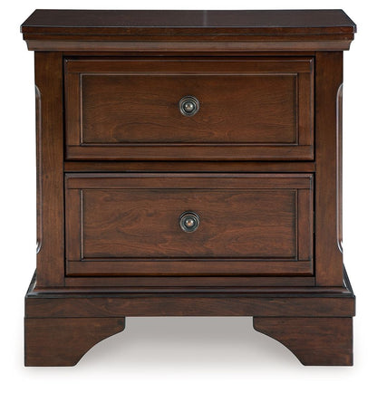 Trellington - Brown - Two Drawer Night Stand