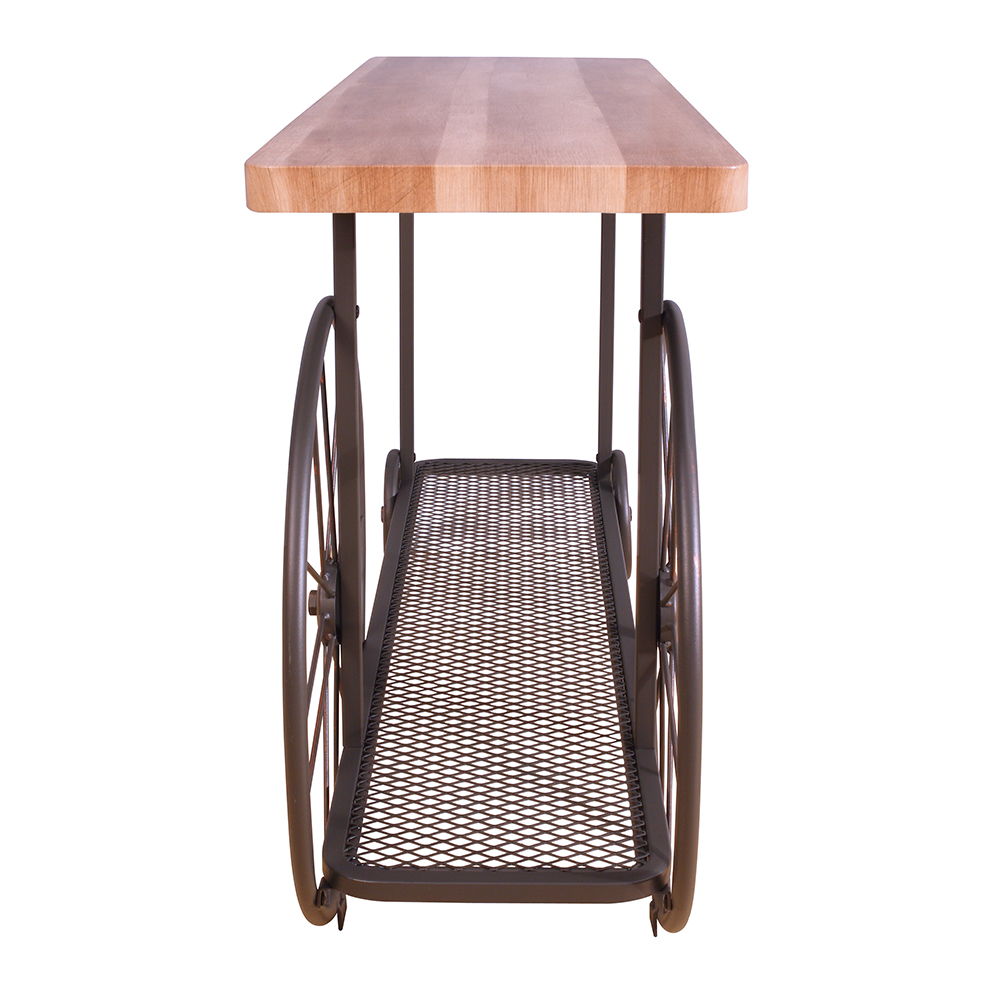 Francie - Sofa Table - Oak & Antique Gray