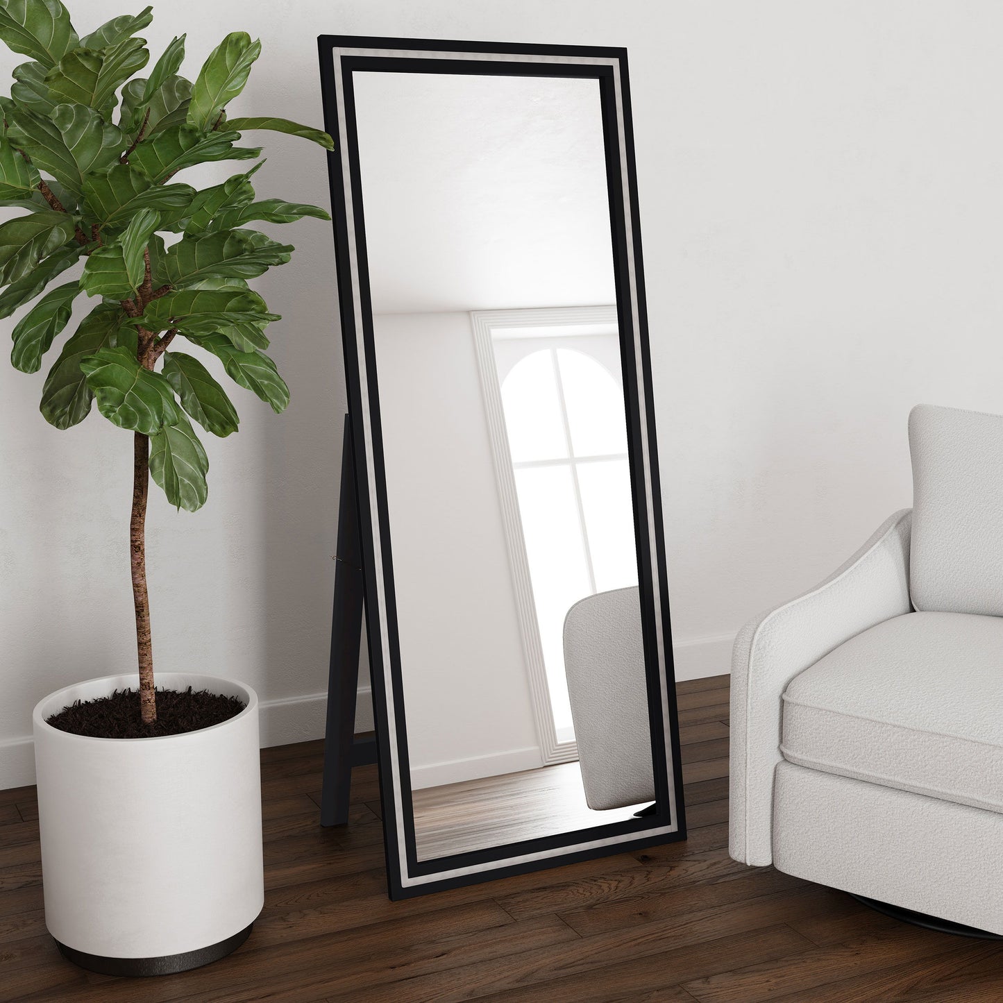 Windrose - Tempered LED Standing Mirror