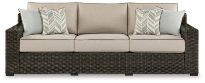 Coastline Bay - Brown - Sofa With Cushion