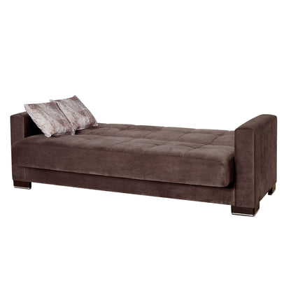 Ottomanson Armada - Upholstered Convertible Sofabed With Storage - Microfiber