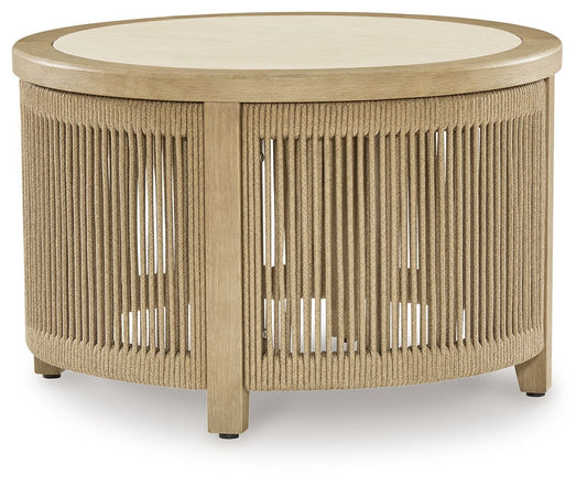Spooners Cove - Round Cocktail Table - Beige