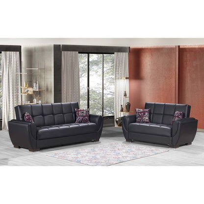 Ottomanson Armada Air - Upholstered Convertible Loveseat With Storage