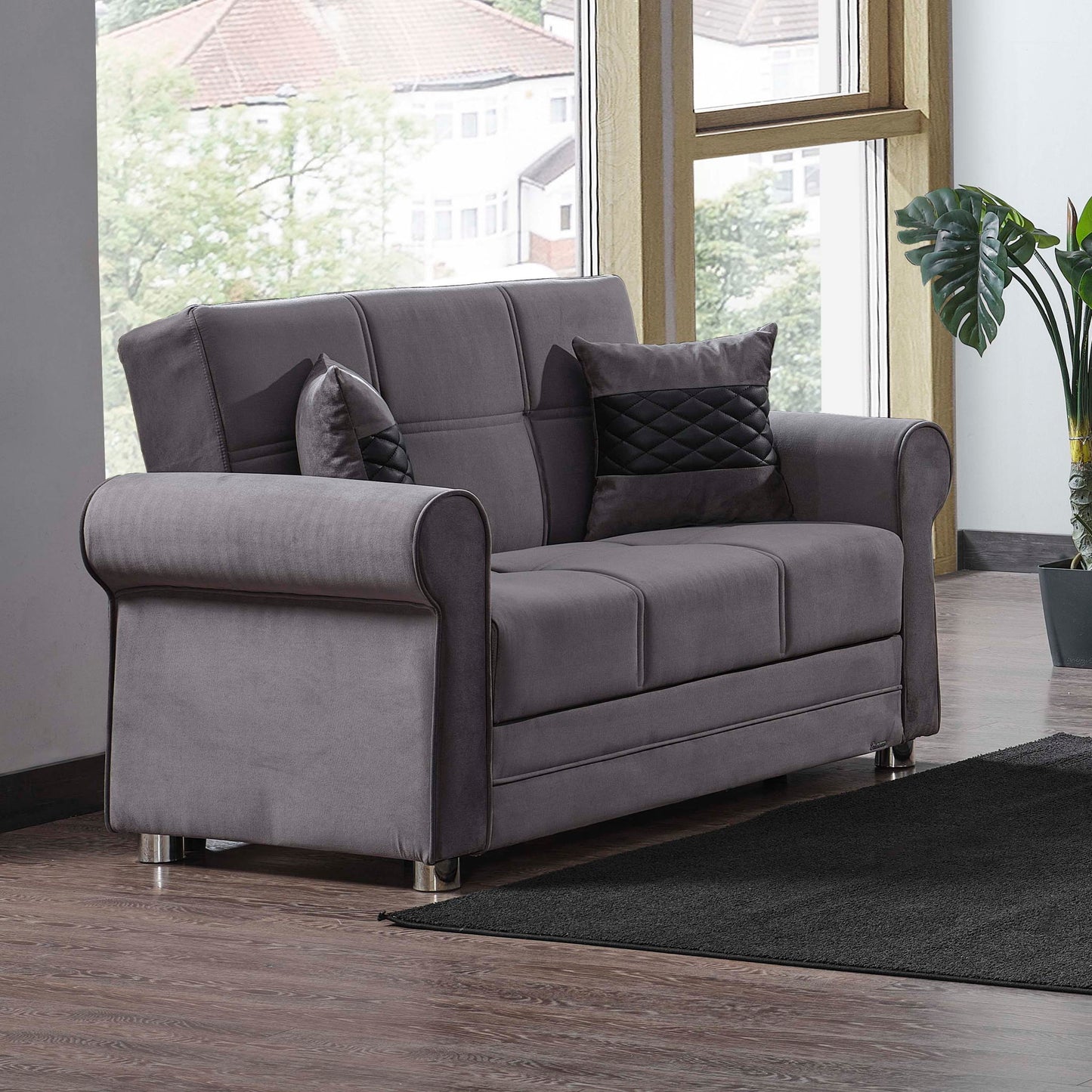 Ottomanson Sara - Convertible Loveseat With Storage