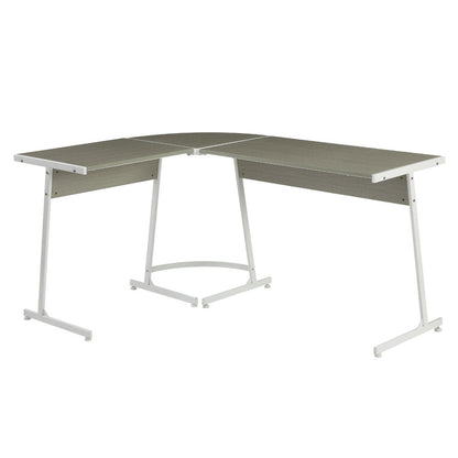 Carver - Computer Desk - Gray & White