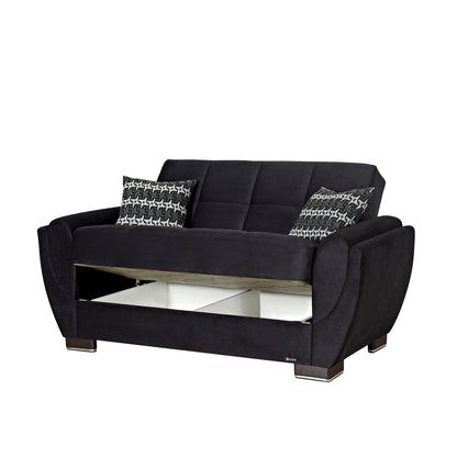 Ottomanson Armada Air - Upholstered Convertible Loveseat With Storage - Microfiber