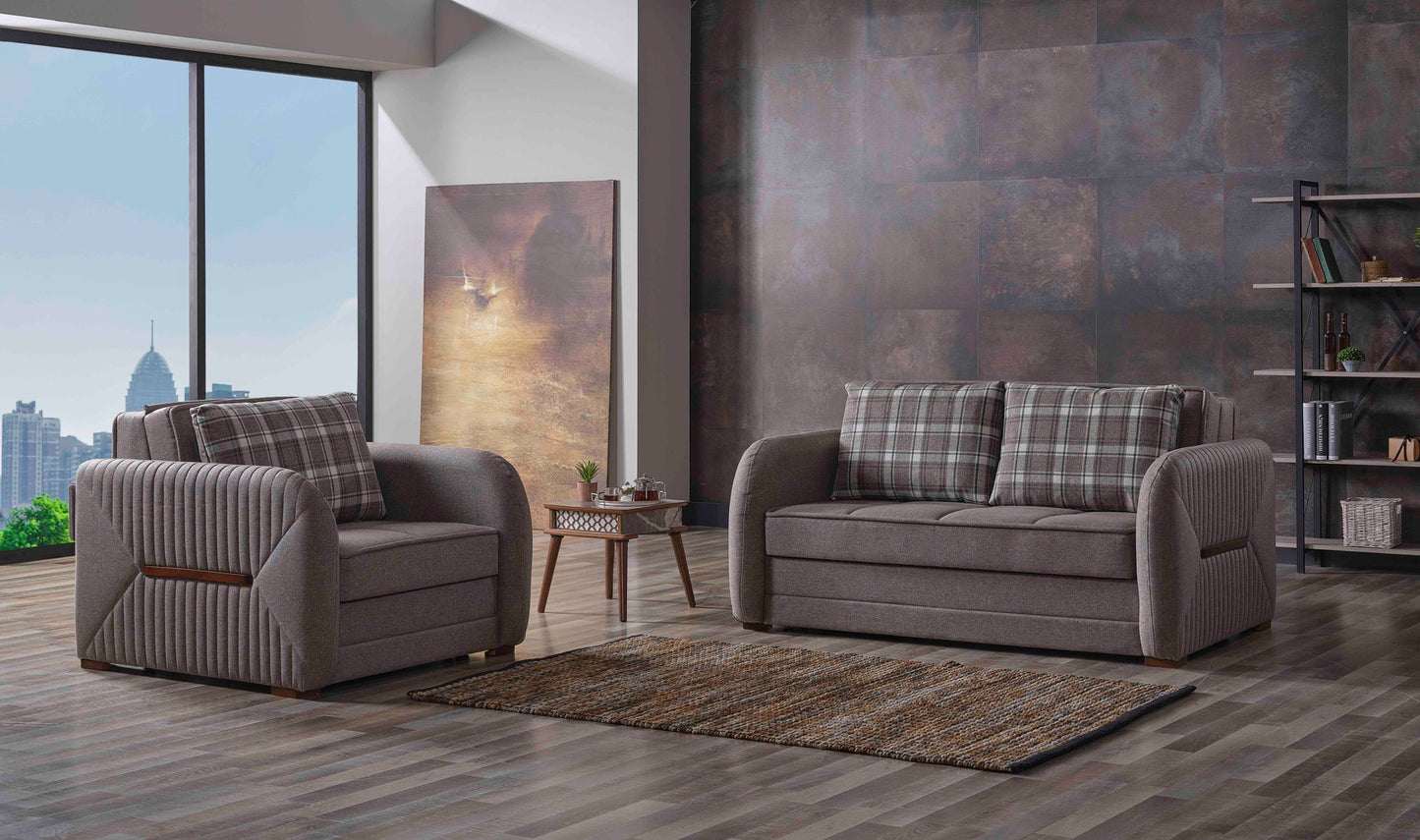 Ottomanson Speedy - Upholstered Convertible Armchair With Storage