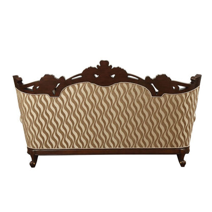 Shalisa - Sofa With 7 Pillows (Same Lv01585) - Fabric & Walnut