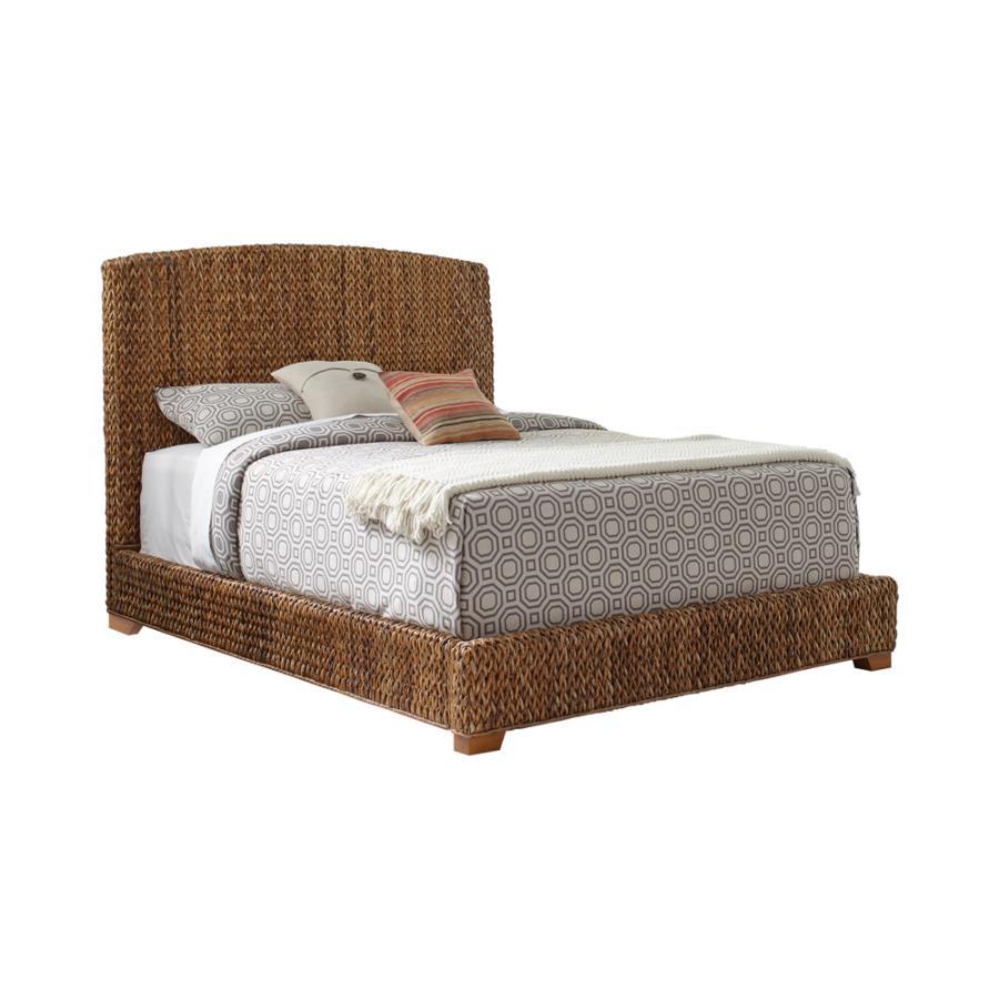 Laughton - Banana Leaf Panel Bed