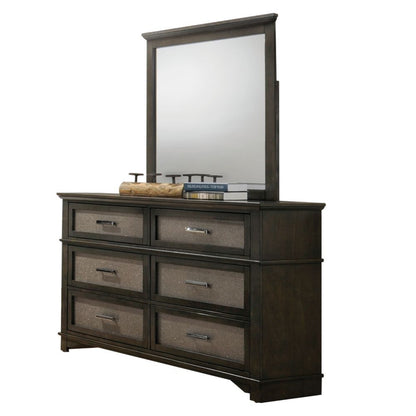 Anatole - Mirror - Dark Walnut