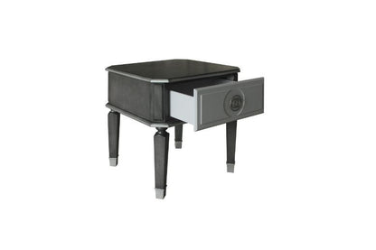 House Beatrice - End Table - Charcoal & Light Gray