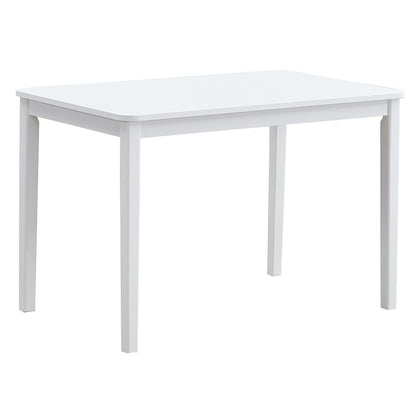 Fidelity - 5 Piece Dining Set - White & Gray