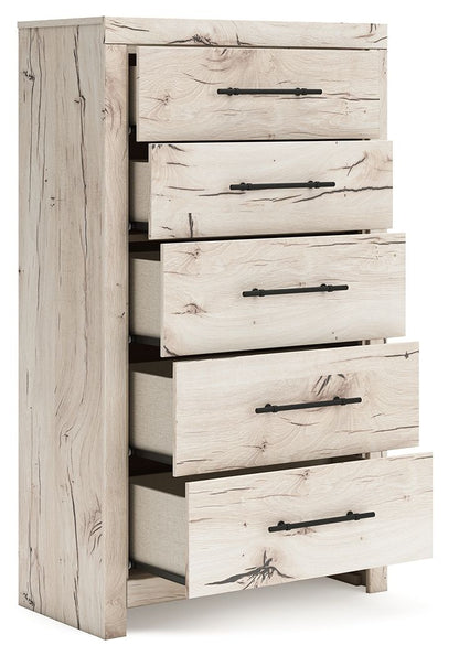 Lawroy - Light Natural - Five Drawer Chest