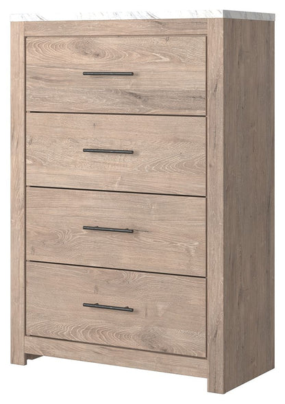 Senniberg - Light Brown - Four Drawer Chest