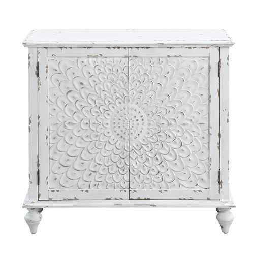 Daray - Console Cabinet - Antique White