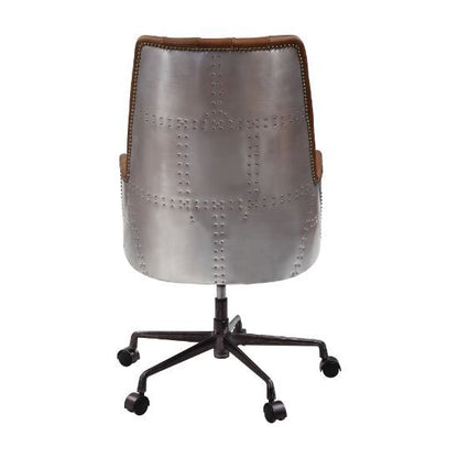Salvol - Office Chair - Sahara Top Grain Leather & Aluminum