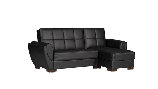 Ottomanson Armada Air - Upholstered Convertible Chaise Lounge With Storage