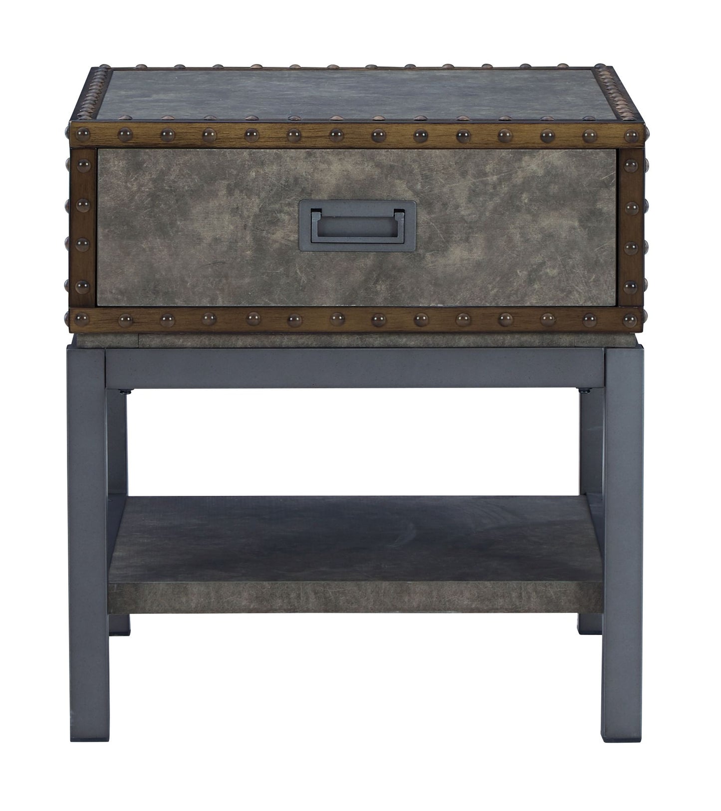 Derrylin - Brown - Rectangular End Table