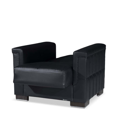Ottomanson Armada - Upholstered Convertible Armchair With Storage - PU