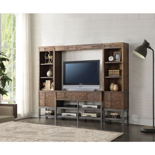 Andria - Entertainment Center - Reclaimed Oak