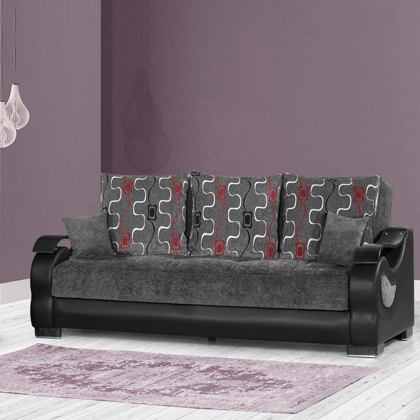 Ottomanson Metroplex - Upholstered Convertible Sofabed With Storage