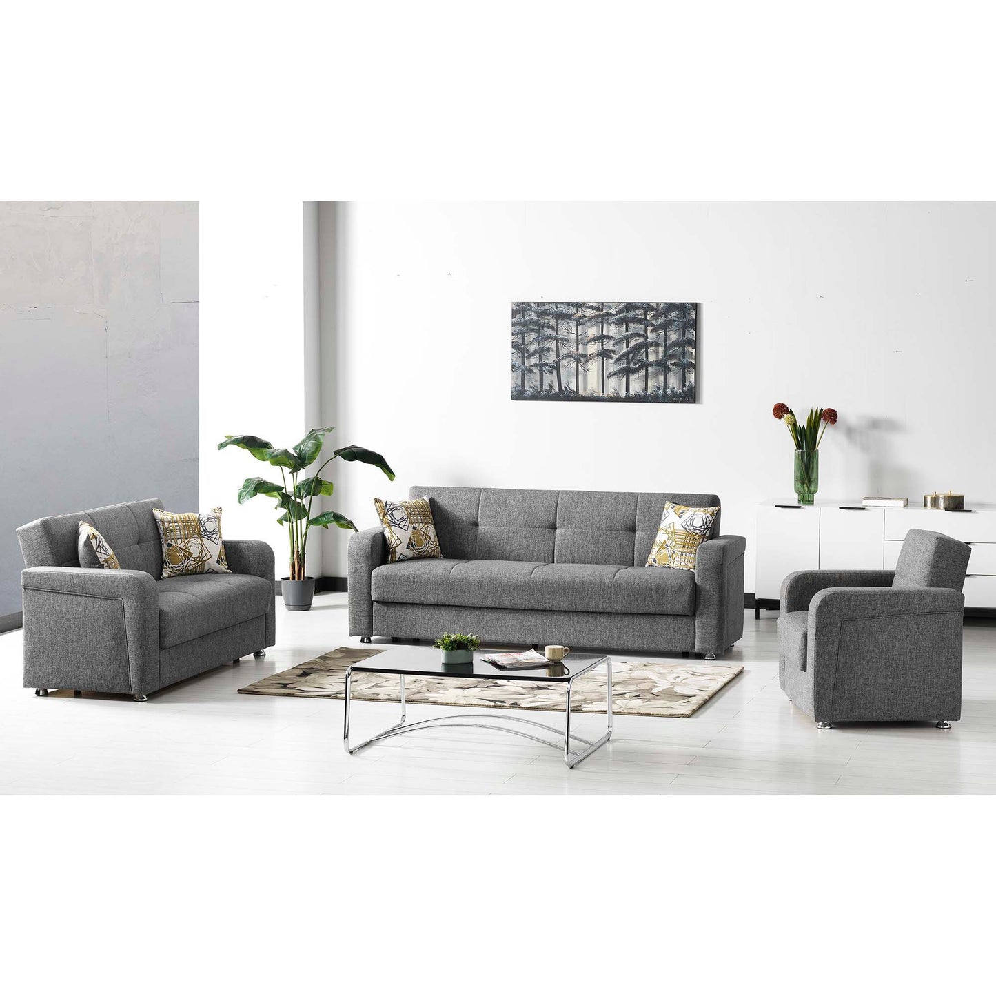 Ottomanson Harmony - Convertible Loveseat With Storage
