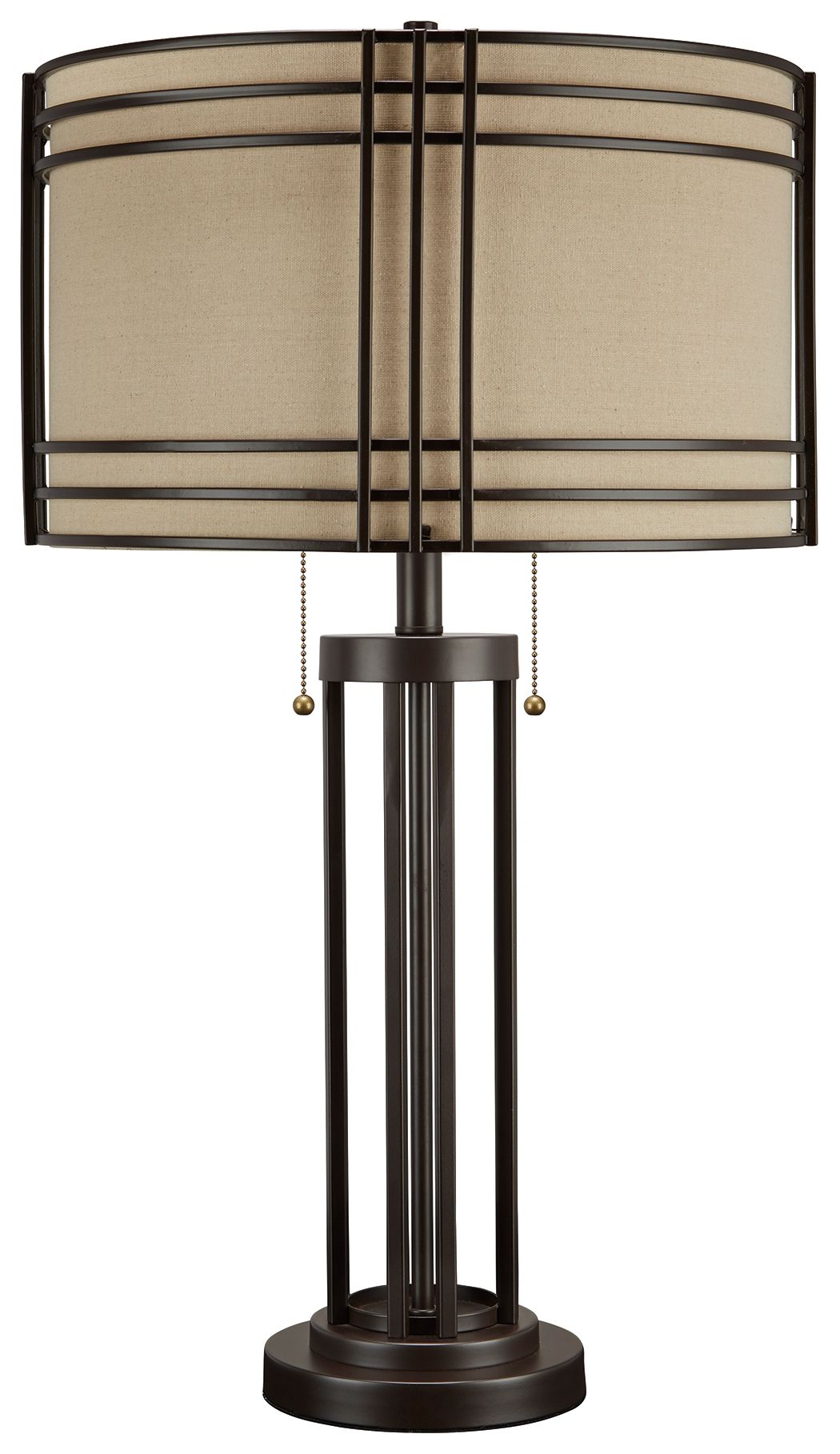 Hanswell - Dark Brown - Metal Table Lamp