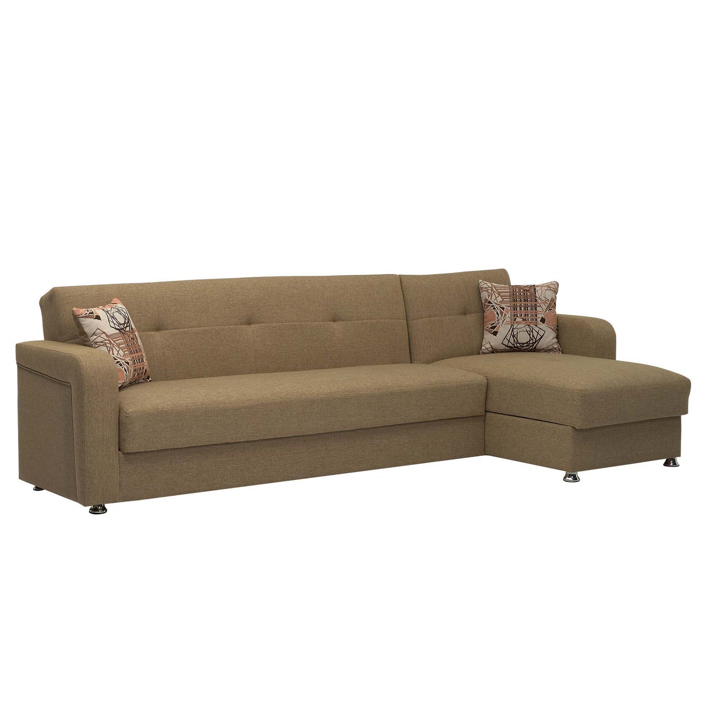 Ottomanson Harmony - Upholstered Convertible Chaise Lounge With Storage