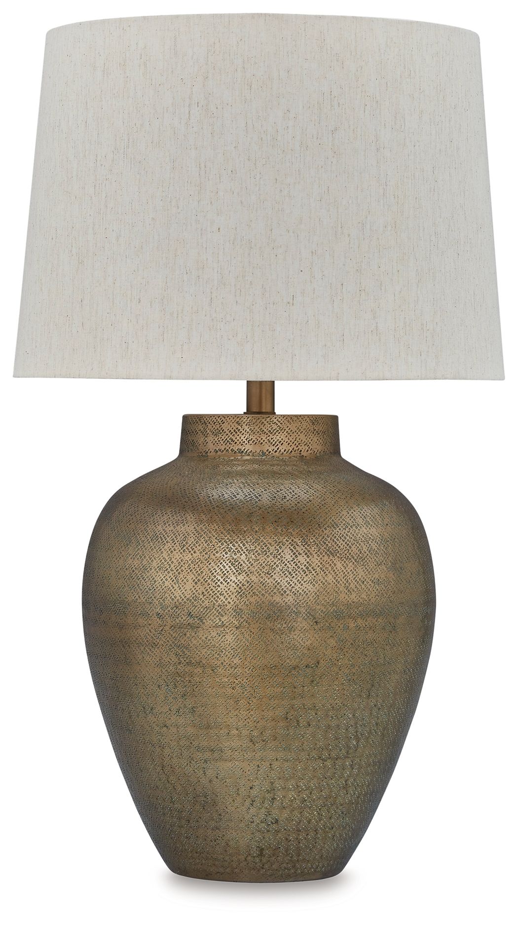 Madney - Antique Gold Finish - Metal Table Lamp