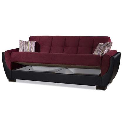 Ottomanson Armada Air - Upholstered Convertible Sofabed With Storage - Microfiber