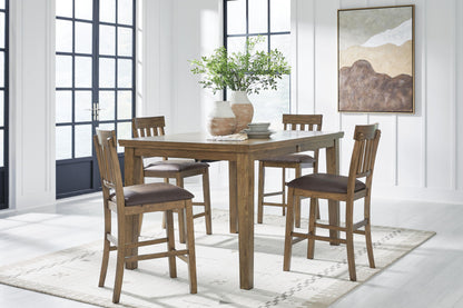 Urbinforte - Counter Height Extension Dining Table Set