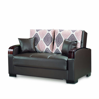 Ottomanson Mobimax - Upholstered Convertible Loveseat With Storage