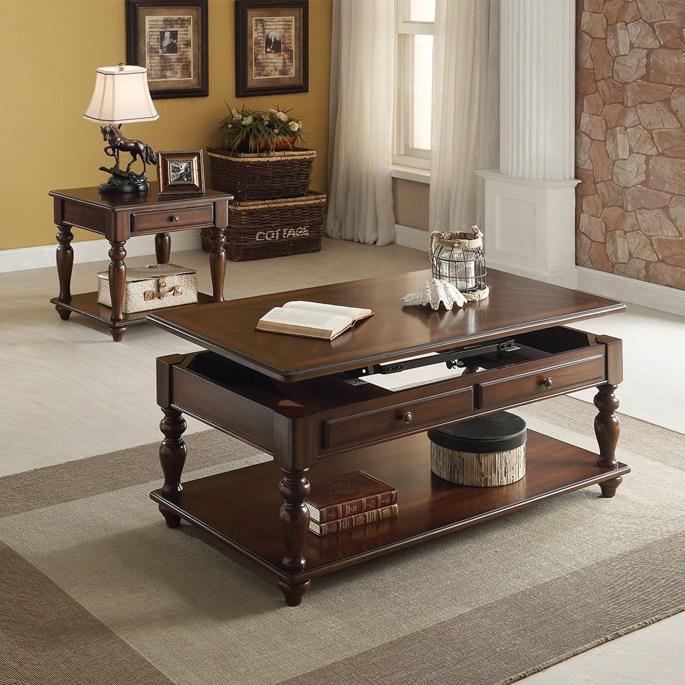 Farrel - End Table - Walnut