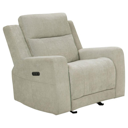 Kennett - Chenille Upholstered Power Recliner Chair