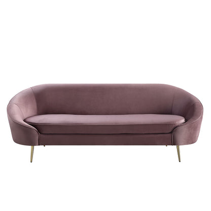 Abey - Sofa - Pink Velvet