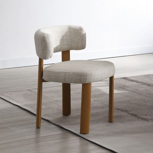 Ogin - Side Chair (Set of 2) - Beige & Gray