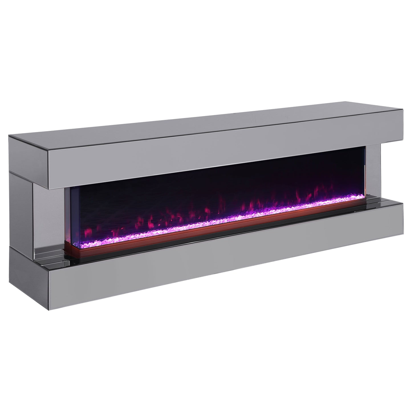 Vallerie - TV Stand With Visual Flame Box