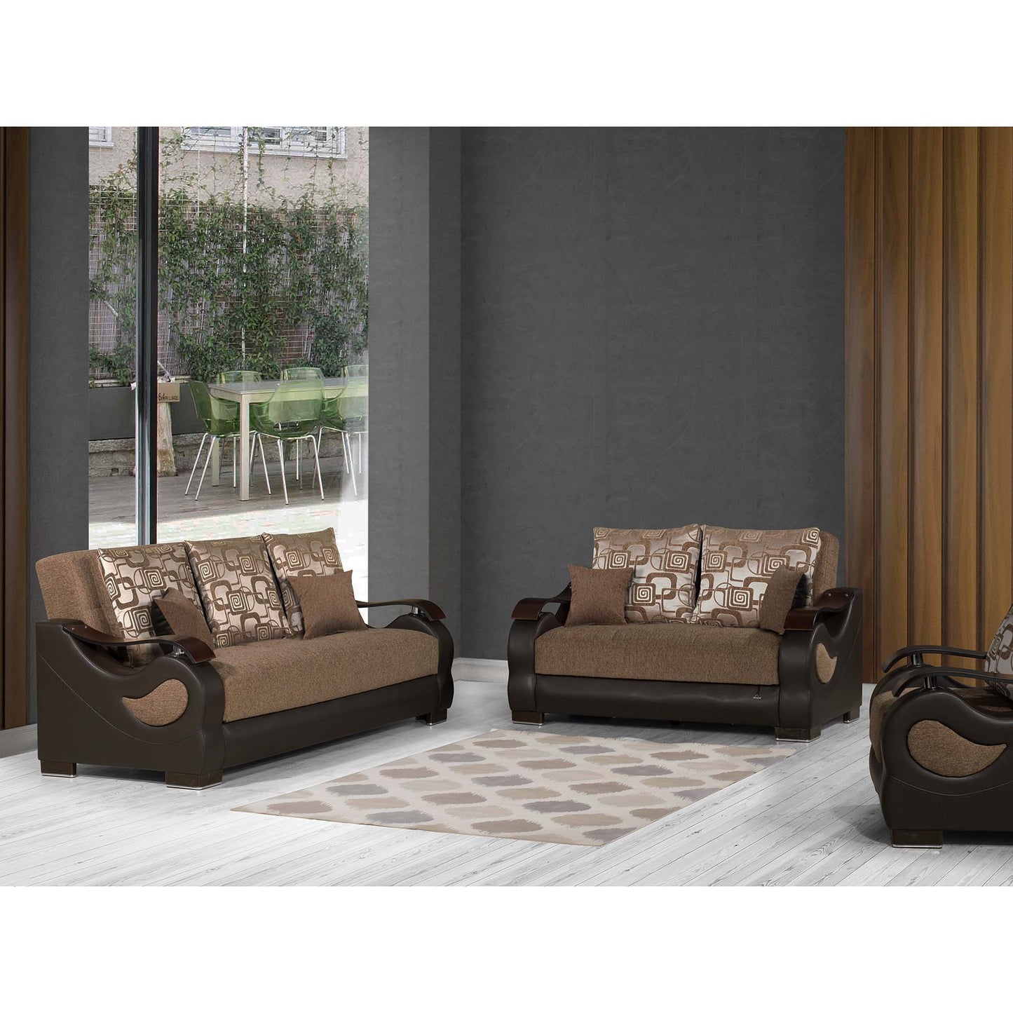Ottomanson Metroplex - Upholstered Convertible Sofabed With Storage