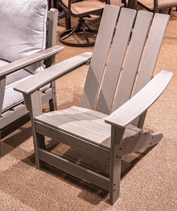 Cove Beach - Adirondack Chair - Gray