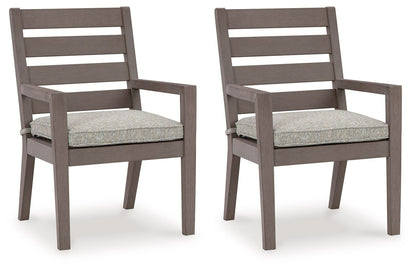 Hillside Barn - Gray / Brown - Arm Chair With Cushion (Set of 2)