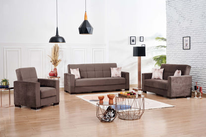Ottomanson Armada - Upholstered Convertible Sofabed With Storage - Microfiber